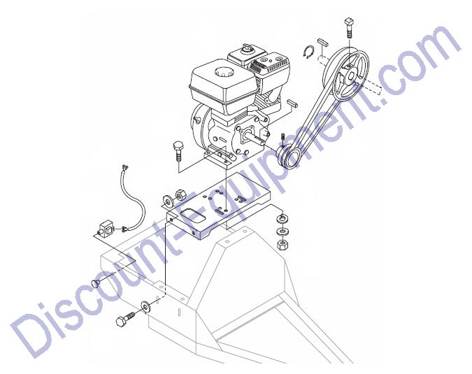 Gas Engine Mounting Plate